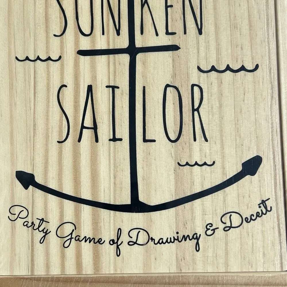 Buffalo Games Sunken Sailor Party Game of Drawing & Deceit NEW SEALED
